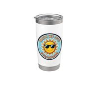 ¡Cepíllanos! #teachers Hashtag Teacher Summer Break Divertido Vaso térmico de acero inoxidable de doble pared