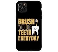 Cepillarse los Dientes Todos los días Cirujano Dental Dentista Odontología Carcasa para iPhone 11 Pro MAX