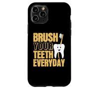 Cepillarse los Dientes Todos los días Cirujano Dental Dentista Odontología Carcasa para iPhone 11 Pro