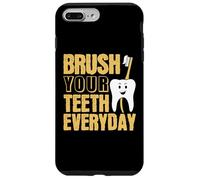 Cepillarse los Dientes Todos los días Cirujano Dental Dentista Odontología Carcasa para iPhone 7 Plus/8 Plus