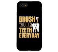 Cepillarse los Dientes Todos los días Cirujano Dental Dentista Odontología Carcasa para iPhone SE (2020) / 7/8