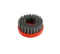 Cepillo abrasivo antiguo circular de 4 pulgadas para rosca M14/rueda de alambre de carburo de silicio de nailon para pulido de piedra y granito/eliminación de pintura de óxido en metal, madera y