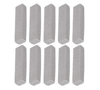 Cepillo abrasivo Besom de 10 piezas, cepillo de limpieza de piedra pómez, potente varilla, apto para cepillos de baño domésticos, inodoros, bañeras, barbacoas, piscinas y lavabos