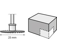 Cepillo abrasivo de grano fino DREMEL 473S SpeedClic: cepillo abrasivo para detalles, grano 220