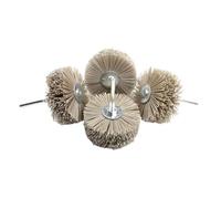 Cepillo Abrasivo De Nailon, Cepillo De Nailon 4 piezas 85*35*6mm taladro abrasivo muela de alambre cepillo de pulido de nailon Uso apto para muebles de madera acabado de caoba(P240 P240 P320 P320)