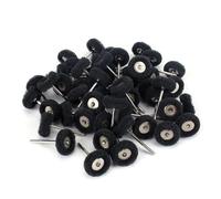 Cepillo abrasivo de nailon for fregar, grano 300, compatible con herramientas Dremel (10-100 unidades)(20pac)