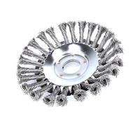 Cepillo - accesorio de 150 mm para desbrozadora, eficaz en el corte y desmalezado, fabricado en acero resistente. Ideal para trabajos de jardinería.*