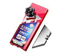 Cepillo Achaflanador para Placa de Yeso, Ángulo de 45° para Biselar Bordes de Cartón-Yeso, Cortador Chaflán para Drywall, para Construcción de Madera, Reformas del Hogar y Estructuras