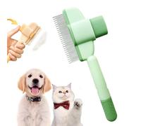 Cepillo Activ Pet - Cepillo de pelo antipelo para gatos para perros elimina hasta un 95% de pelos muertos, aseo suave y eficaz para todo tipo de pelado (verde)