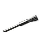 Cepillo Alambre Broca de cepillo de alambre, muela de pulido, Mini herramienta rotativa de latón y acero for herramientas manuales Dremel(Pen type steel)