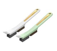 Cepillo Alambre, Smavles 2 Pcs Mini Cepillo de Alambre, Juego de Cepillos de Alambre Para Limpieza de Brocas de Madera Escoria de Soldadura Eliminación de Óxido
