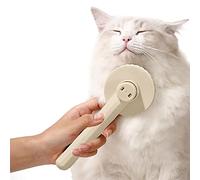 Cepillo alisador autolimpiante: los masajes para el cabello eliminan el vello enredado del pecho,Cepillo alisador autolimpiante, elimina fácilmente las alfombras, los nudos y la piel suelta Tombay