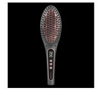 Cecotec Cepillo Alisador de Cerámica y Extracto de Aguacate InstantCare Smooth Brush. Ion Real, Temperatura Regulable 140 ºC - 220 ºC, Todo Tipo de Cabellos, Pantalla Digital, Sistema Autoapagado