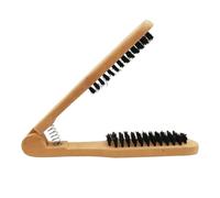 Cepillo alisador de cabello, alisador de peluquería, en forma de V, herramientas de peinado de salón de belleza, peine alisador