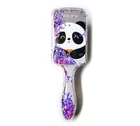 Cepillo alisador de pelo con lentejuelas, peine antiestático para masaje de cuero cabelludo, herramienta de peluquería para niños, cepillo desenredante original para cabello rizado para cabello