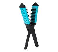 Cepillo alisador de pelo de doble cara, cepillo plano de doble cara, herramienta de peluquería para estilos rectos, herramienta de peluquería plana de doble cara para el hogar