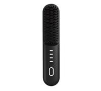 Cepillo alisador de pelo inalámbrico recargable por USB, 4 ajustes de temperatura, peine recto recargable, herramienta de cuidado inalámbrico de calentamiento rápido