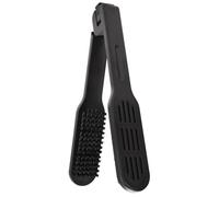 Cepillo alisador de pelo para un peinado suave con cerdas naturales y mango ergonómico accesorio de peinado
