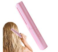 Cepillo alisador inalámbrico - Placa cepillo recargable | Modelo portátil | Alimentación USB 1500 mAh, revestimiento cerámico, 3 niveles de temperatura para cada tipo de cabello, uso de viaje y CA