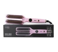 Cepillo alisador Italian Design Revolt Brush doble placa, Ceramic&Titanium, LCD