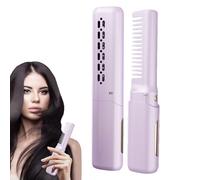 Cepillo Alisador para el Cabello - Herramientas De Estilizado Con Calentamiento Rápido Y Anti Quemaduras - Peine Alisador Para Cabello,Para Uso En Hogar Exterior Vacaciones Y Prisa Matutina