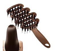 Cepillo alisador para el cabello, peine antiestático para desenredar, fácil de limpiar, para uso diario, hogar, viajes, salón, spa, aseo, boda, fiesta nupcial, festival, vacaciones de verano