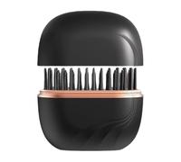 Cepillo alisador - Peine alisador portátil antiquemaduras recargable de 3 niveles, calentamiento rápido para cabello liso y sin efecto | Home Salon Vacaciones Road Trip desplazamiento Inco