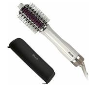 Cepillo y peine térmico alisador Shark SmoothStyle con estuche, modos Seco y Húmedo, cepillo de aire caliente con 3 temperaturas, resultado suave y voluminoso para todo tipo de cabello, Seda HT212EU