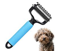 Cepillo Antipelo para Gatos y Perros | Peine rastrillo ergonómico para subpelo | Cepillo para Perros para Eliminar Pelo Muerto | Para Eliminar Nudos Y Desenredar El Pelaje En Limpieza Interior De