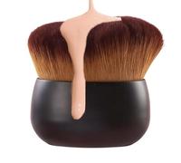 Cepillo autobronceador, tamaño extra grande de 7,5 cm de ancho, aplicador de punta de cerdas, cepillo para maquillaje corporal, para cuello, brazos, espalda, corrector de contorno