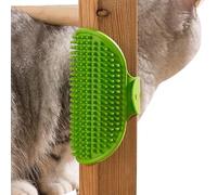 Cepillo autolimpiante para gatos, cepillo de aseo para rincón de gato, cepillo de silicona autolimpiante para muebles sofá casa elimina pelos muertos patines de silla mantenimiento interior