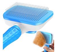 Cepillo autolimpiante para gatos y perros, cardador suave para pelo largo y corto, apto para caniche, Golden Retriever, Labrador, Husky, Bulldog y Maltés
