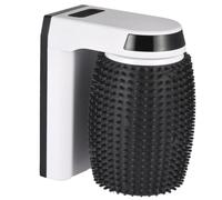 Cepillo automático para el Cuidado de - Sensor Inteligente Recargable de 1800 mAh, autopeluquero para montado en la Pared, Peine de Masaje Giratorio, Negro y | Rascador de Esquina p
