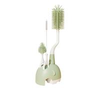 Cepillo Biberones Infantil Cepillo Giratorio De Biberones Con Cerdas | Kit De Limpieza Para Vasos Con Base Mango Largo, en Hogar, Cocina, Guardería, Camping y Oficina