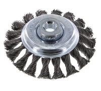 Cepillo biselado de alambre de acero trenzado 100X12 mm ( M14X2)
