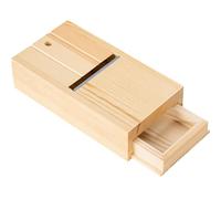Cepillo biselador de madera para jabón, afeitadora de jabón con cuchilla afilada Cajón de afeitar para jabón hecho a mano Herramienta de recorte