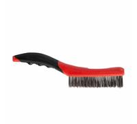 Cepillo - cepillo de 4 hileras, diseño bimaterial, ideal para limpiar superficies, mango ergonómico y duradero, adecuado para uso doméstico y profesional. #