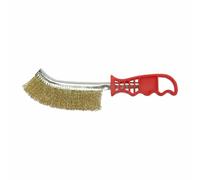 Cepillo - cepillo metálico con púas de latón, ideal para limpiar superficies y eliminar suciedad, duradero y resistente al desgaste.