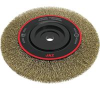 Cepillo circular alambre ondulado, diam. 300, 5 hileras, multieje Acero Latonado 0,20