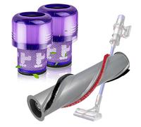 Cepillo compatible con Dyson V11, 2 filtros V11 para aspiradoras Dyson, Dyson V11, cepillo de rodillo con filtro HEPA para la limpieza de hogares, oficinas y hoteles