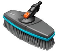 Cepillo con mango Cleansystem suave, Cepillos de lavado gris/Turquesa