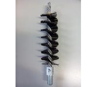 Cepillo con rosca - cepillo de acero de 40 mm de diámetro y 150 mm de largo, con rosca de 1/2". Ideal para trabajos de acabado en metal.*