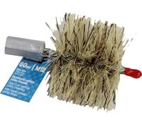 Cepillo con rosca - cepillo de sisal de Ø80x40mm, con rosca M12, ideal para acabado en madera y metal en herramientas eléctricas.*