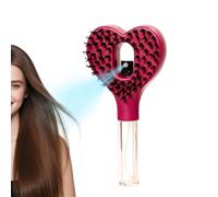 Cepillo con spray de agua Cepillo 2 En 1 Con Forma De Corazón | Cepillo Desenredante Rocío Fino para Mujeres Niñas Damas Esposas Madres Estilistas Hogar Apartamento Salón Hotel Viaje