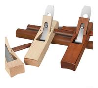 Cepillo Cóncavo de Acero al Carbono, Herramienta Manual para Carpintería y Tallado, Diseño Ergonómico para Acabados Precisos(C)