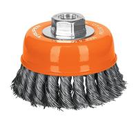 Cepillo copa de alambre trenzado fino - Ø 100 mm