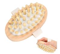 Cepillo Corporal, Cepillo De Masaje De Cepillado De Madera Natural Para Bricolaje, Depurador Exfoliante Físico, Cepillo De Baño Para Eliminar La Celulitis Y Drenaje Linfático Para Ducha, Cabello, Cuer