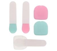 Cepillo Cosmético de Silicona para Mascarilla Facial 3piezas | Aplicación Uniforme de Arcilla, Base y Crema, Diseño Portátil, Funda Antipolvo Incluida
