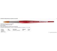 Cepillo Cosmotop-Mix Vuelta Serie 5580 N° 14 Redondo Mango Corto Da Vinci