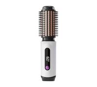 Cepillo Curling Heated - ABS y Nylon Ionic Curler Comb con 3 Temperaturas | 2600mAh de cabello inalámbrico para salón Blowout, Less Frizz, Shine Boost and Travel
